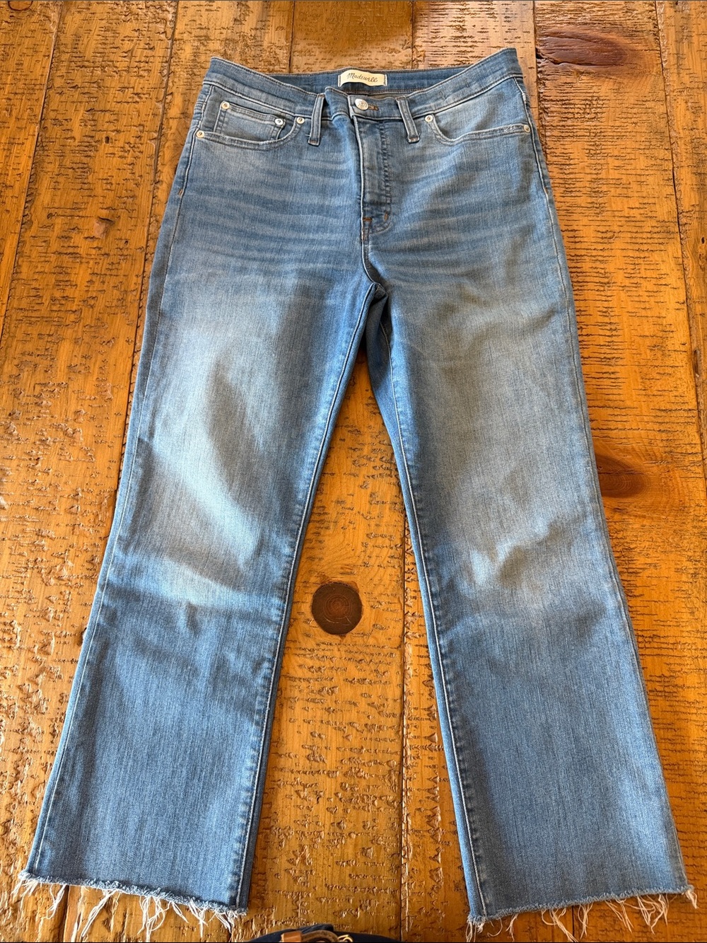 Madewell Light Blue Cropped Ankle Jeans